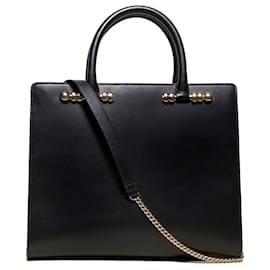Autre Marque-Karim Adduchi, Casablanca leather handbag.-Black