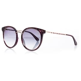 Balmain, Oversized red sunglasses. Red