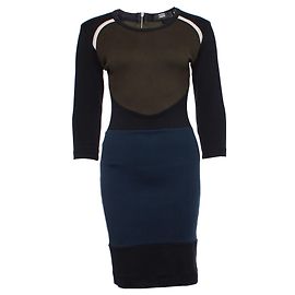Markus Lupfer, Robe en coton multicolore. Multicolore
