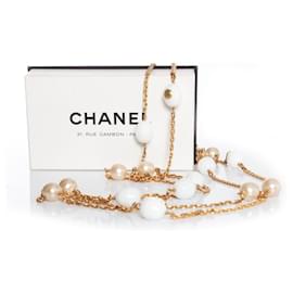 Chanel-Chanel, 93P Pearl necklace-Golden