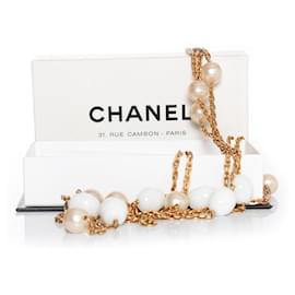 Chanel-Chanel, 93P Pearl necklace-Golden