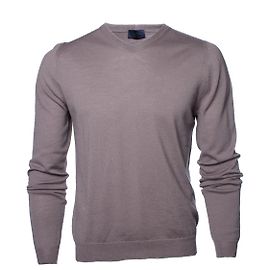 LANVIN, pull col v en laine gris Gris