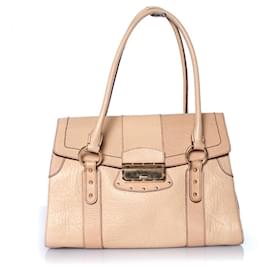 DOLCE & GABBANA, grained leather handbag Other