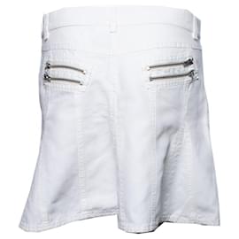 See by Chloé-VEJA POR CHLOE, saia jeans branca larga-Branco