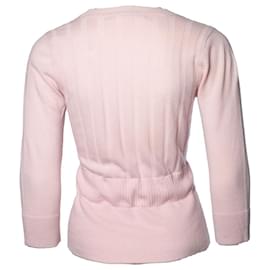 Autre Marque-Diane von Furstenberg, Pink cardigan with ribbon-Pink