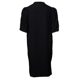 Paul & Joe-Paul & Joe, schwarzes Kleid mit drapiertem Ausschnitt-Schwarz