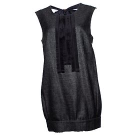 BY MALENE BIRGER, Gray dress with bow Grey