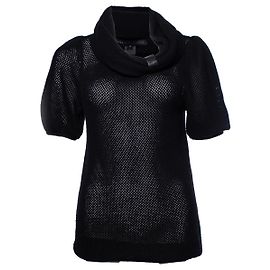 MARC JACOBS, black top with turtleneck Black
