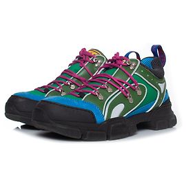 gucci, baskets trek vertes Multicolore