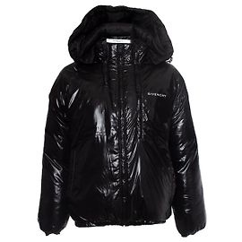 GIVENCHY, Chaqueta acolchada de vinilo Negro