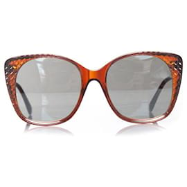 Bottega Veneta-Bottega Veneta, oversized mirrored sunglasses-Brown