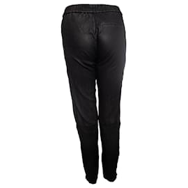 Autre Marque-Costume22, pantalon en cuir-Noir