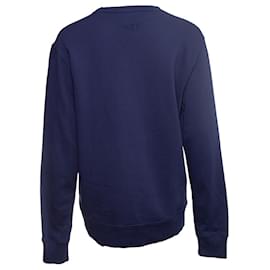 Acne-Acne Studio, Blue crewneck sweater-Blue