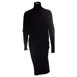Plein Sud-Jeans, Schwarzes Maxikleid Schwarz