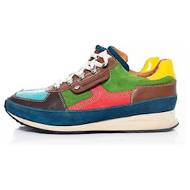 Dsquared2-Dsquared2, scarpe da ginnastica da pista multicolori-Multicolore