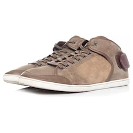 Louis Vuitton-Louis Vuitton, Suede trainers with velcro-Brown