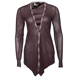 Antik Batik, Strickjacke mit Perlen Lila