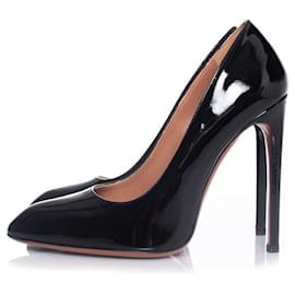 Alaïa-Alaïa, Zapatos de salón de charol en negro-Negro