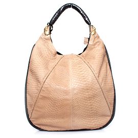Autre Marque Maison Du Posh, Borsa a tracolla in pitone Nero