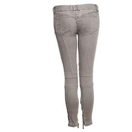 Balmain-Balmaın, Bikerjeans in Grau.-Andere