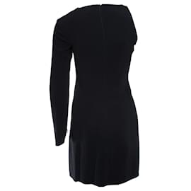Elisabetta Franchi-Elisabetta Franchi, One sleeve dress.-Black