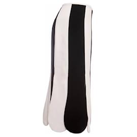 Autre Marque-VICTORIA BECKHAM por OBJETIVO, De color negro/falda blanca en tamaño 8.-Negro,Blanco