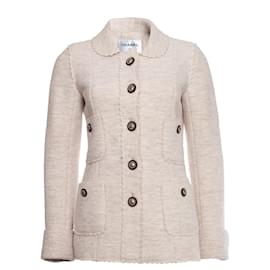 Chanel-Chanel, cream colored wool jacket-Other