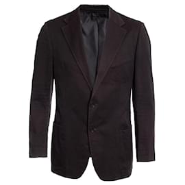 gucci, giacca di cotone. Marrone Grigio