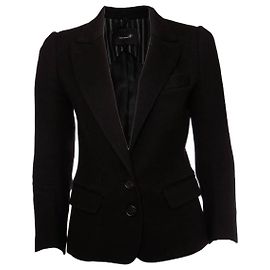 Isabel Marant, Schwarzer Wollblazer Schwarz