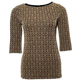 Patrizia Pepe, Lurex top Brown Golden