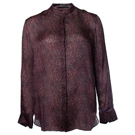 The row LA FILA, blusa estampada en burdeos Roja