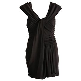 Elie Saab, robe dos nu noire. Noir