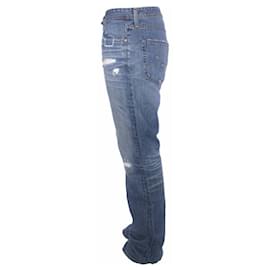 Autre Marque-Adriano Goldschmiedt, jeans rectos azul claro-Azul