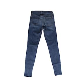 J Brand-marca j, jeans azul medio (Pierna flaca) en tamaño 25.-Azul