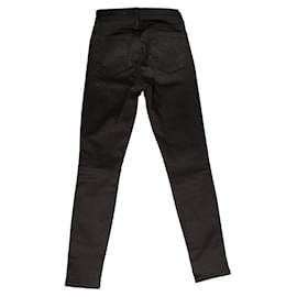 J Brand-marca j, Jeans negros (Pierna flaca) en tamaño 25.-Negro