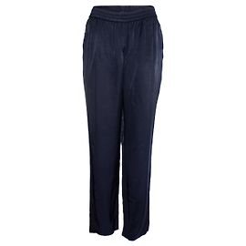 Autre Marque Frenken, Blaue, glänzende Freizeithose Blau