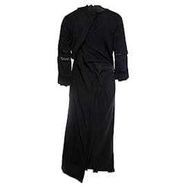 Comme Des Garcons-COMME des GARCONS, robe longue asymétrique-Noir