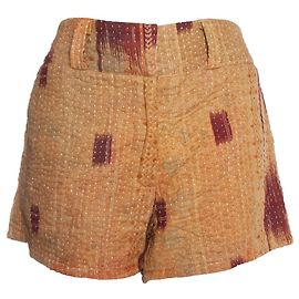 Autre Marque Je suis Jaï, short ocre et bordeaux Multicolore
