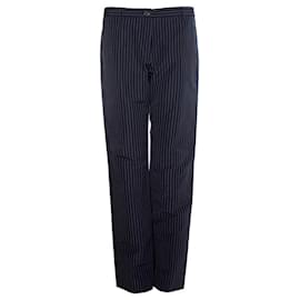 Dries Van Noten-Dries van Noten, Striped trousers-Blue