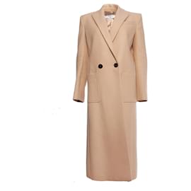 Givenchy-GIVENCHY, Beige long wool coat-Other