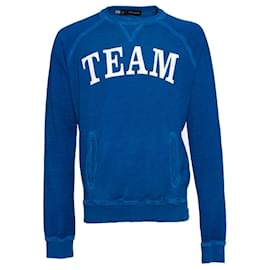 Dsquared2-Dsquared2, Blue sweater with text.-Blue