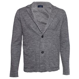 LANVIN, Cardigã Alpaca Cinza Cinza