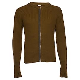 Paul Smith-Paul Smith, Knitted wool cardigan-Green