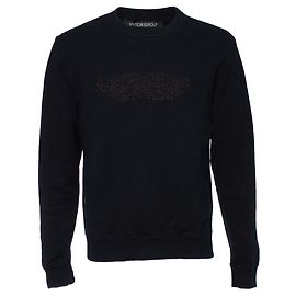 Viktor & Rolf Viktor e Rolf Monsieur, Suéter preto com bigode Preto