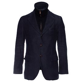 DOLCE & GABBANA, Blazer de veludo azul Azul
