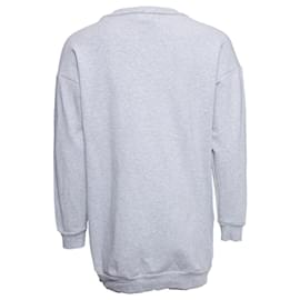 Moschino-Moschino, Grey sweater with safety-pins.-Grey