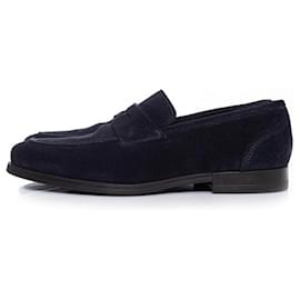 Santoni-Santoni, Penny strap loafers-Blue