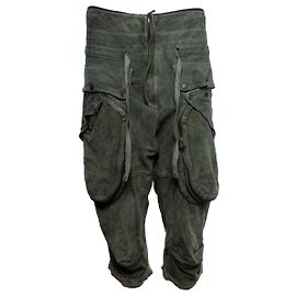 Faith Connexion Connexion Foi, Pantalon en daim vert Vert