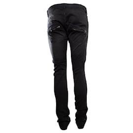 Balmain-Balmain, Jeans de motociclista-Cinza