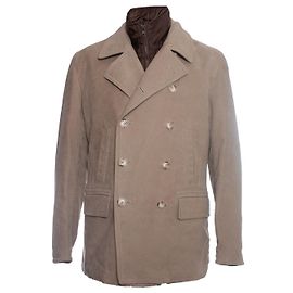 Autre Marque Fay Cappotto Blazer Marrone in Cotone Marrone